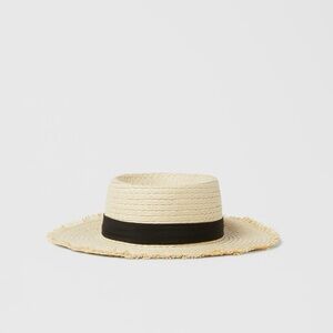 Zara Kids Straw Hat with Black Band